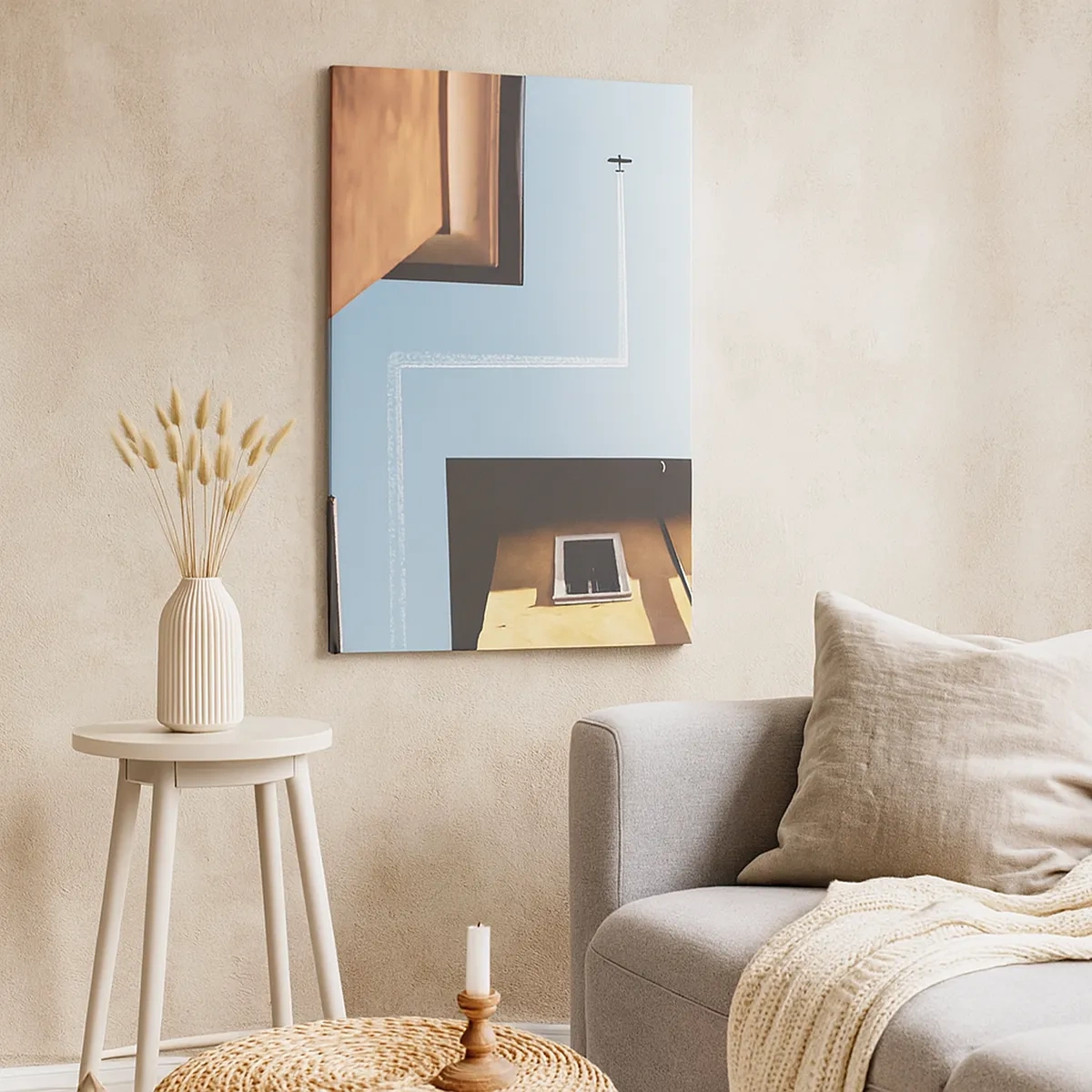 Obraz na plátne - Nad mestským labyrintom - 50x70 cm