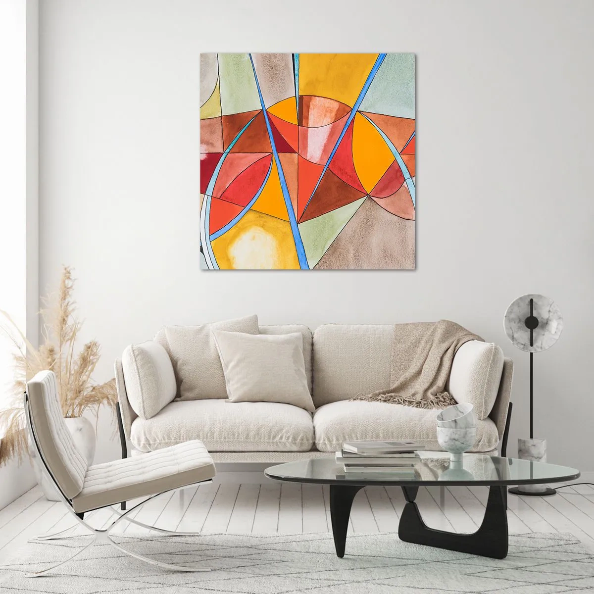 Obraz na skle - Kolotoč, kolotoč snov - 60x60 cm