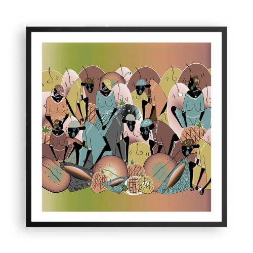 Plagát v čiernom ráme - Blíži sa veľký sviatok - 60x60 cm