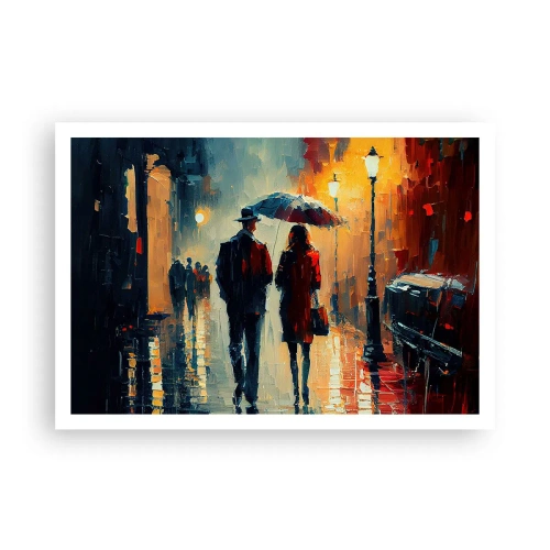 Plagát - Mestská love story - 100x70 cm