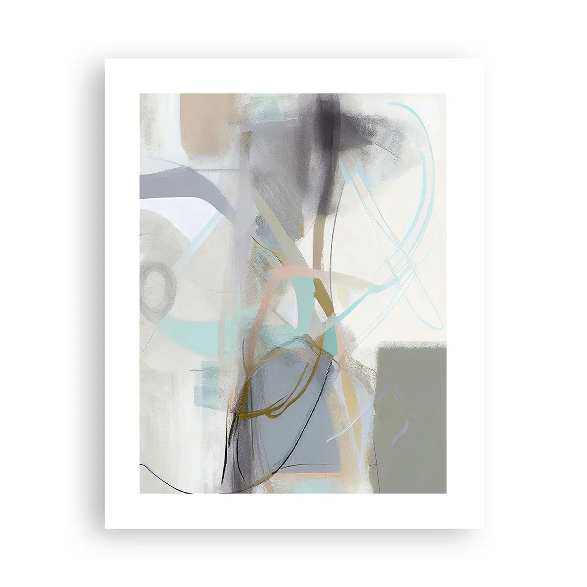 Plagát - Hmlistá abstrakcia - 40x50 cm