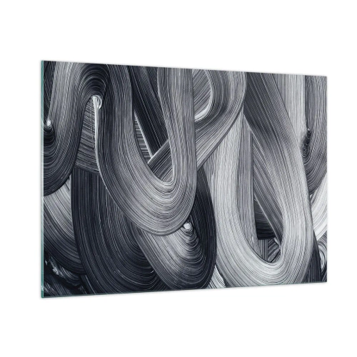 Obraz na skle - Plynulosť reality - 100x70 cm