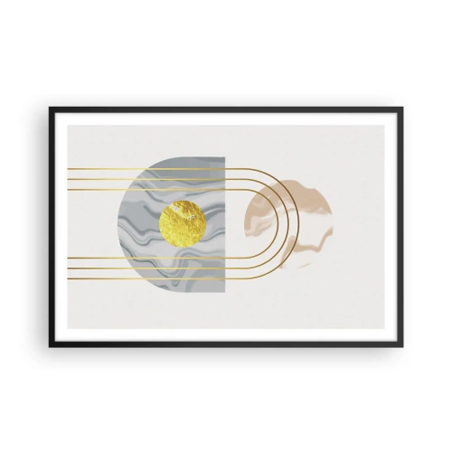 Plagát v čiernom ráme - Jas a žiarivosť - 91x61 cm