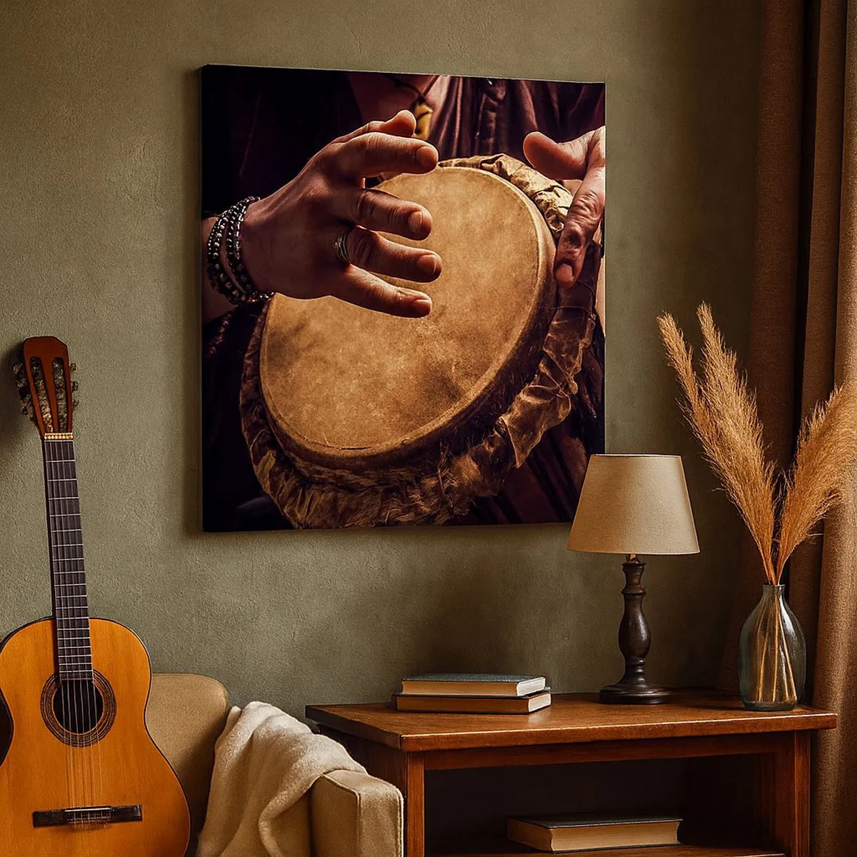 Obraz na plátne - V rytme srdca - 30x30 cm