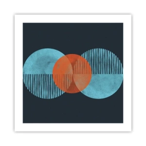 Plagát - Symetrická kompozícia - 50x50 cm