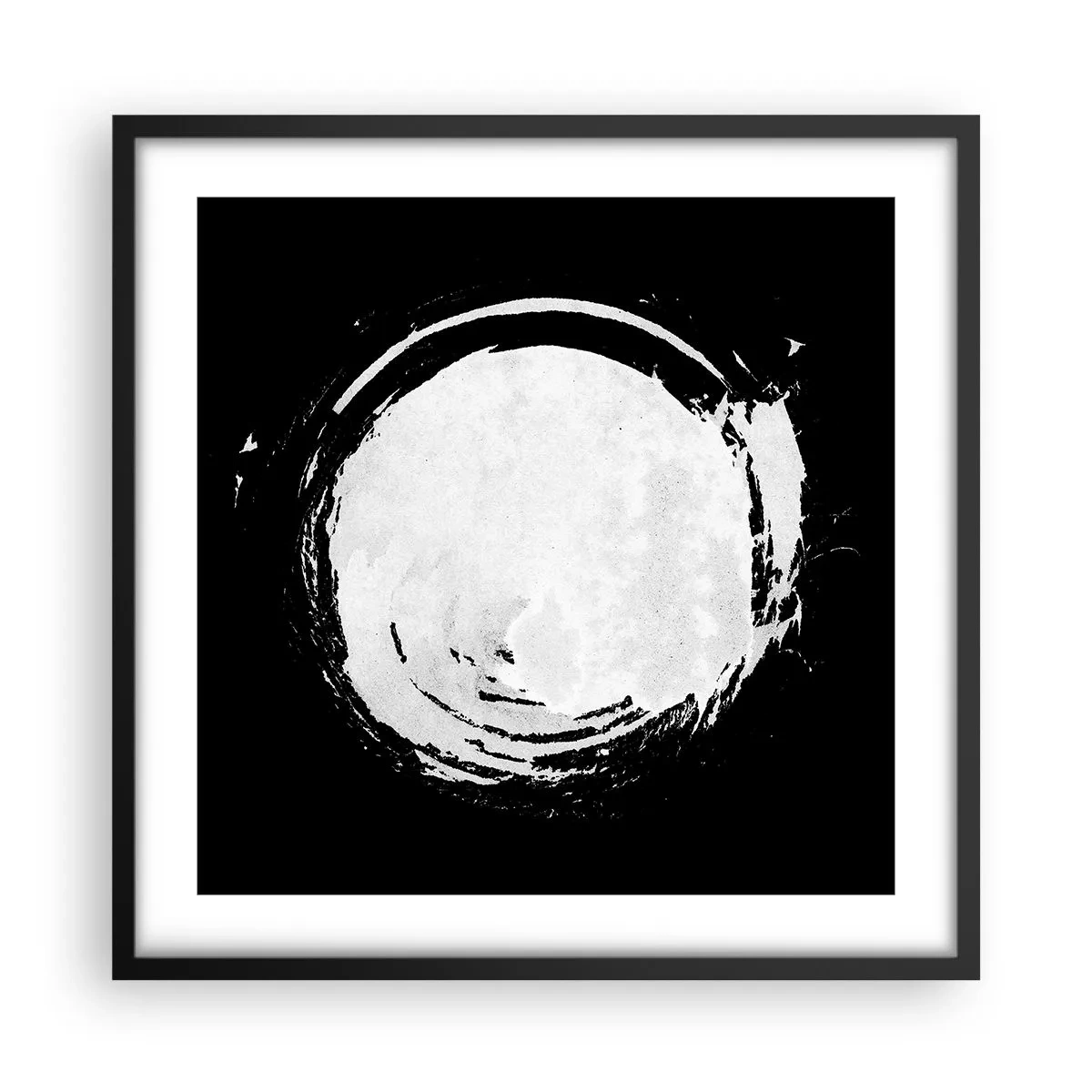 Plagát v čiernom ráme - Správne riešenie - 50x50 cm