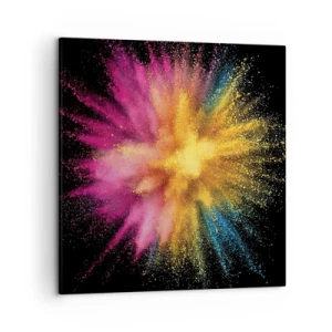 Obraz na plátne - Zrodenie farieb - 50x50 cm