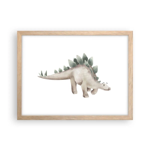 Plagát v ráme zo svetlého duba - Váš priateľ - 40x30 cm