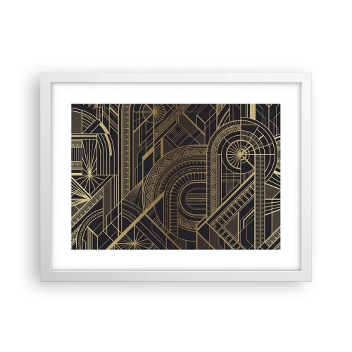 Plagát v bielom ráme - Koncepty, nápady, plány - 40x30 cm