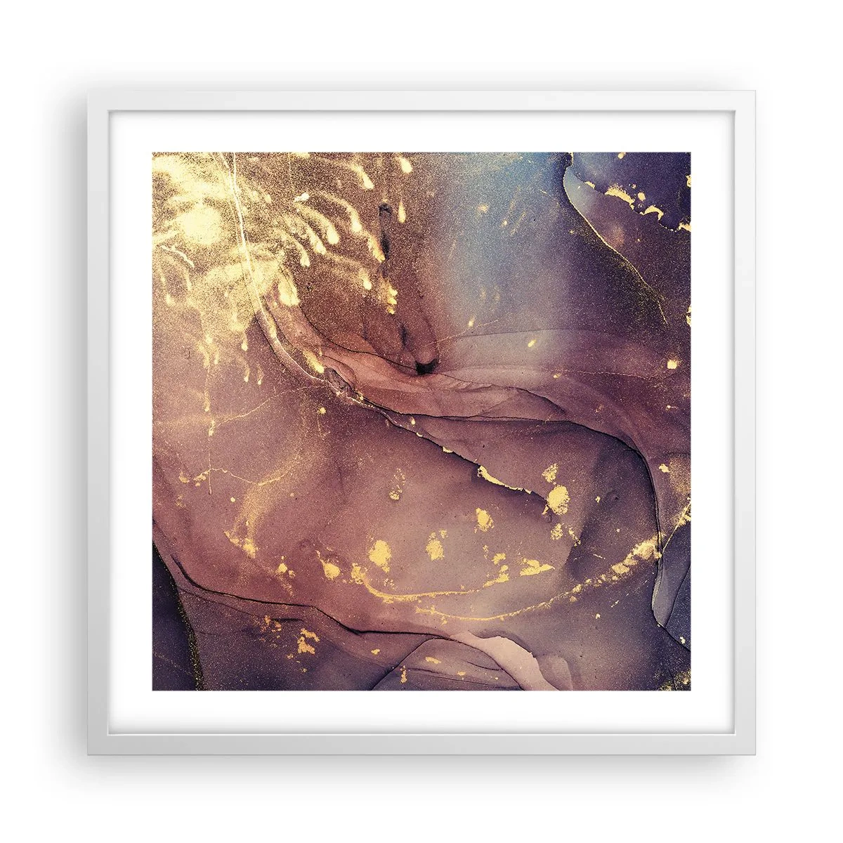 Plagát v bielom ráme - Hmota a duch - 50x50 cm