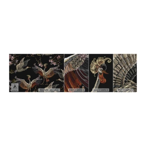 Vzorka fototapety Premium Sand - Rozprávkový vták - Abstrakcia, Vták, Grafika - 100x30 cm