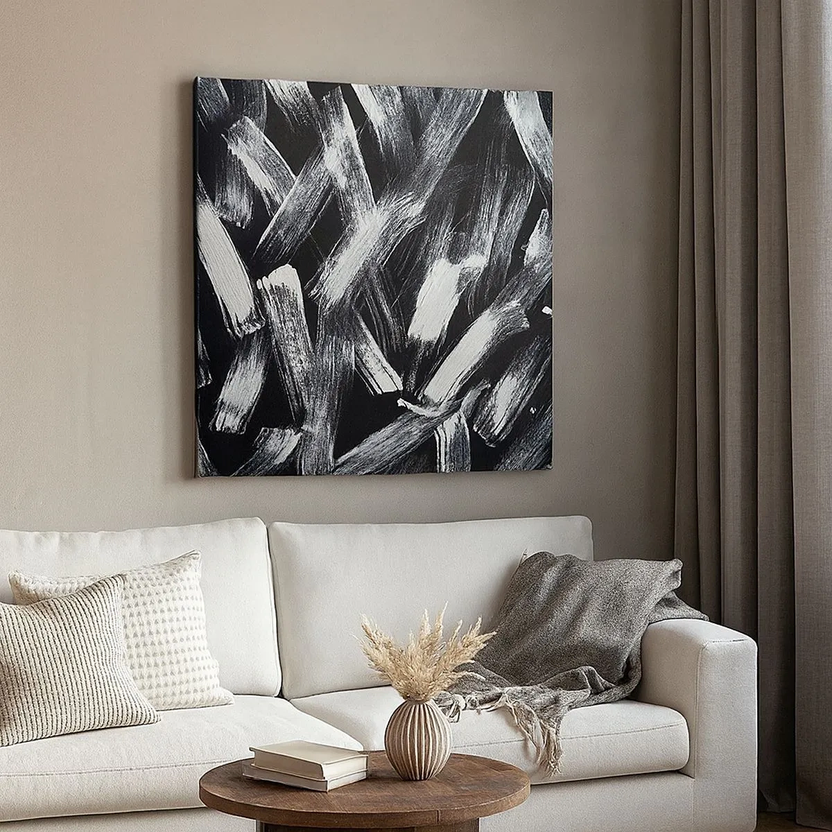 Obraz na plátne - Abstrakcia v industriálnom duchu - 30x30 cm