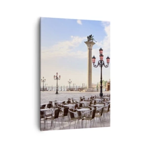 Obraz na plátne - Pozývame, všetko pripravené - 70x100 cm