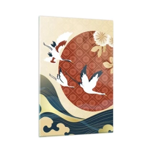 Obraz na skle - Japonská rozprávka - 80x120 cm