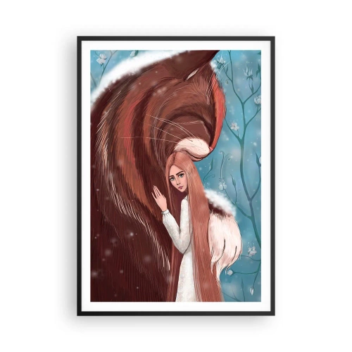 Plagát v čiernom ráme - Vitaj v rozprávke - 70x100 cm