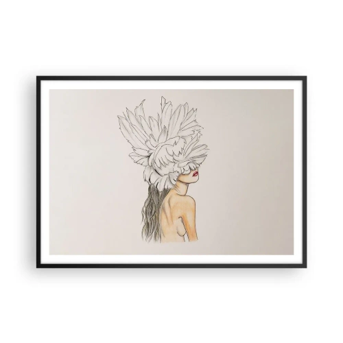 Plagát v čiernom ráme - Vrchol krásy - 100x70 cm