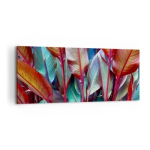 Obraz na plátne - Farebná húština - 120x50 cm