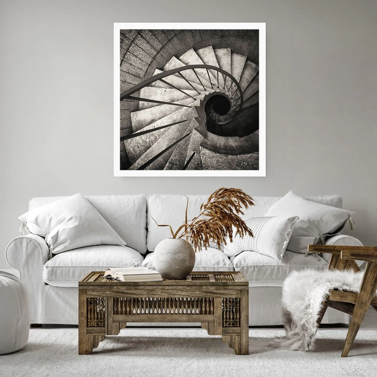 Plagát - Hore po schodoch, dole po schodoch - 50x50 cm