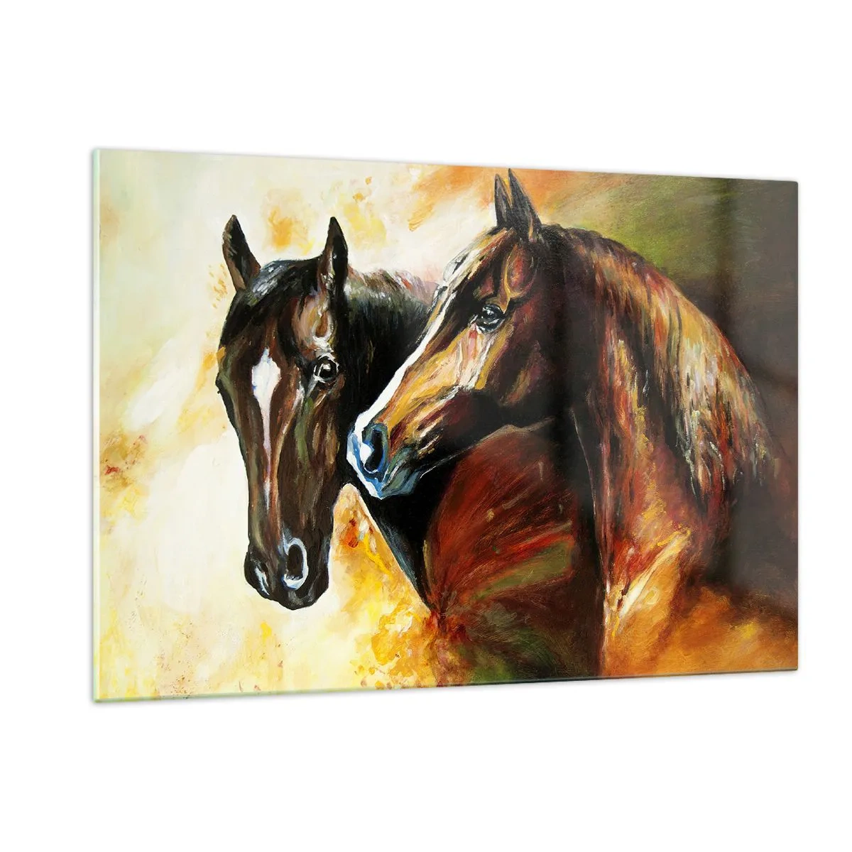 Obraz na skle - Dvakrát viac pôvabu - 120x80 cm