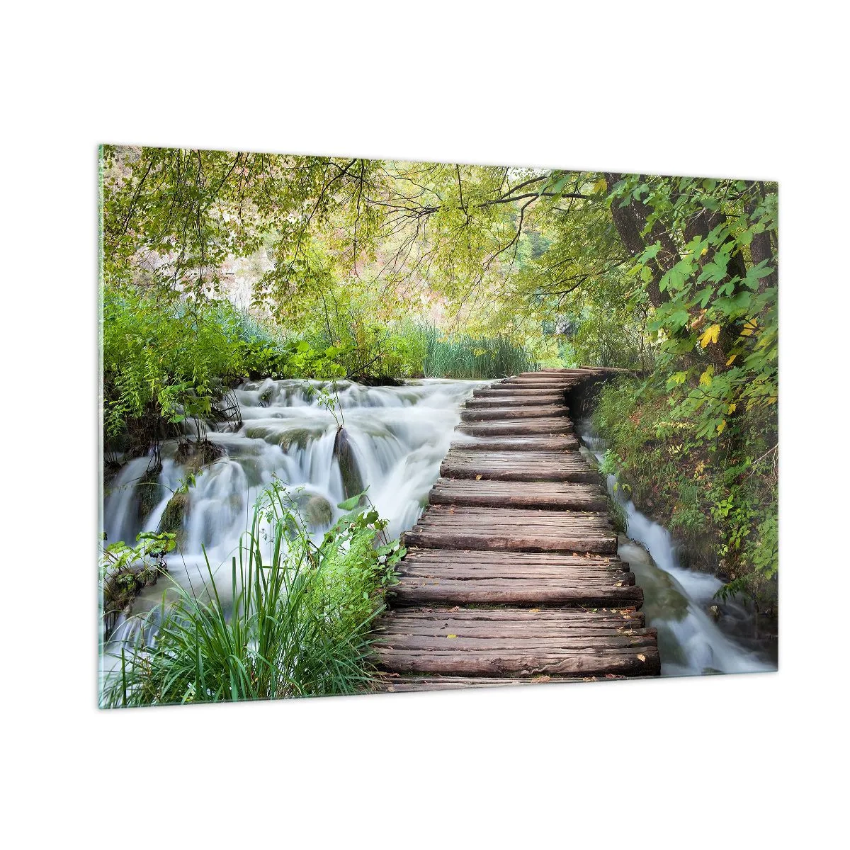 Obraz na skle - Voda nie je vôbec tichá - 100x70 cm