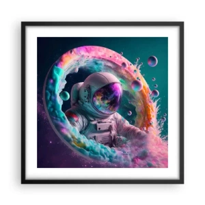Plagát v čiernom ráme - Hviezdna brána - 50x50 cm
