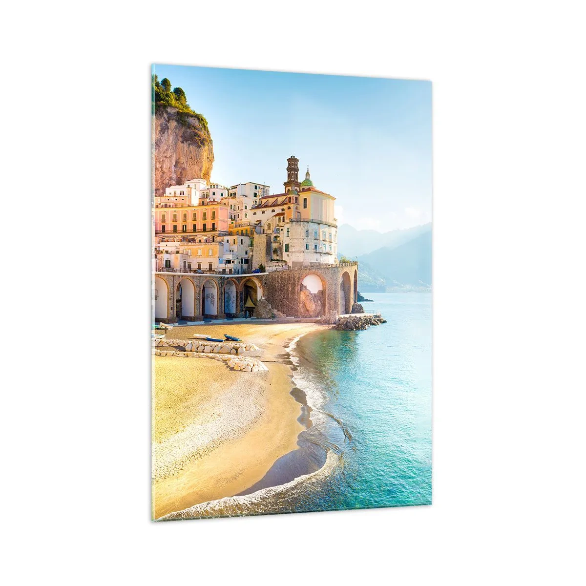 Obraz na skle - Výnimočné mesto - 70x100 cm