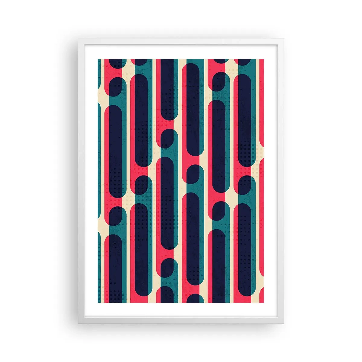 Plagát v bielom ráme - Dovnútra a dopredu - 50x70 cm