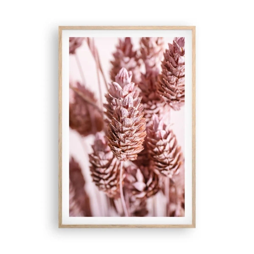 Plagát v ráme zo svetlého duba - Zdanlivo nenápadné - 61x91 cm