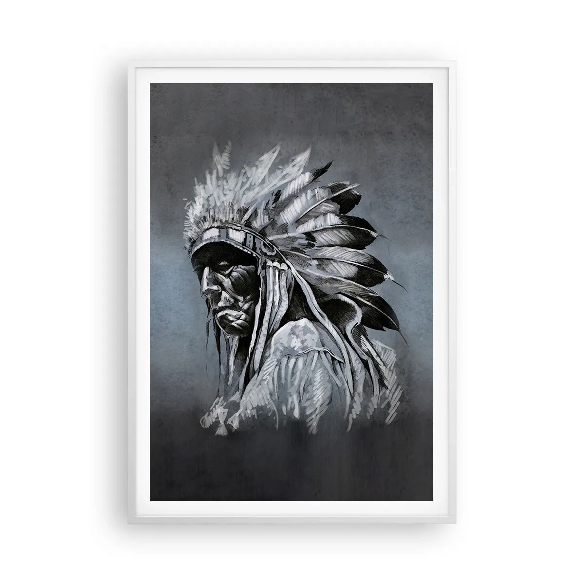 Plagát v bielom ráme - Návrat k základom - 70x100 cm