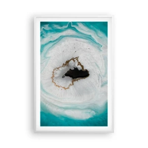 Plagát v bielom ráme - Preniknúť dovnútra - 61x91 cm