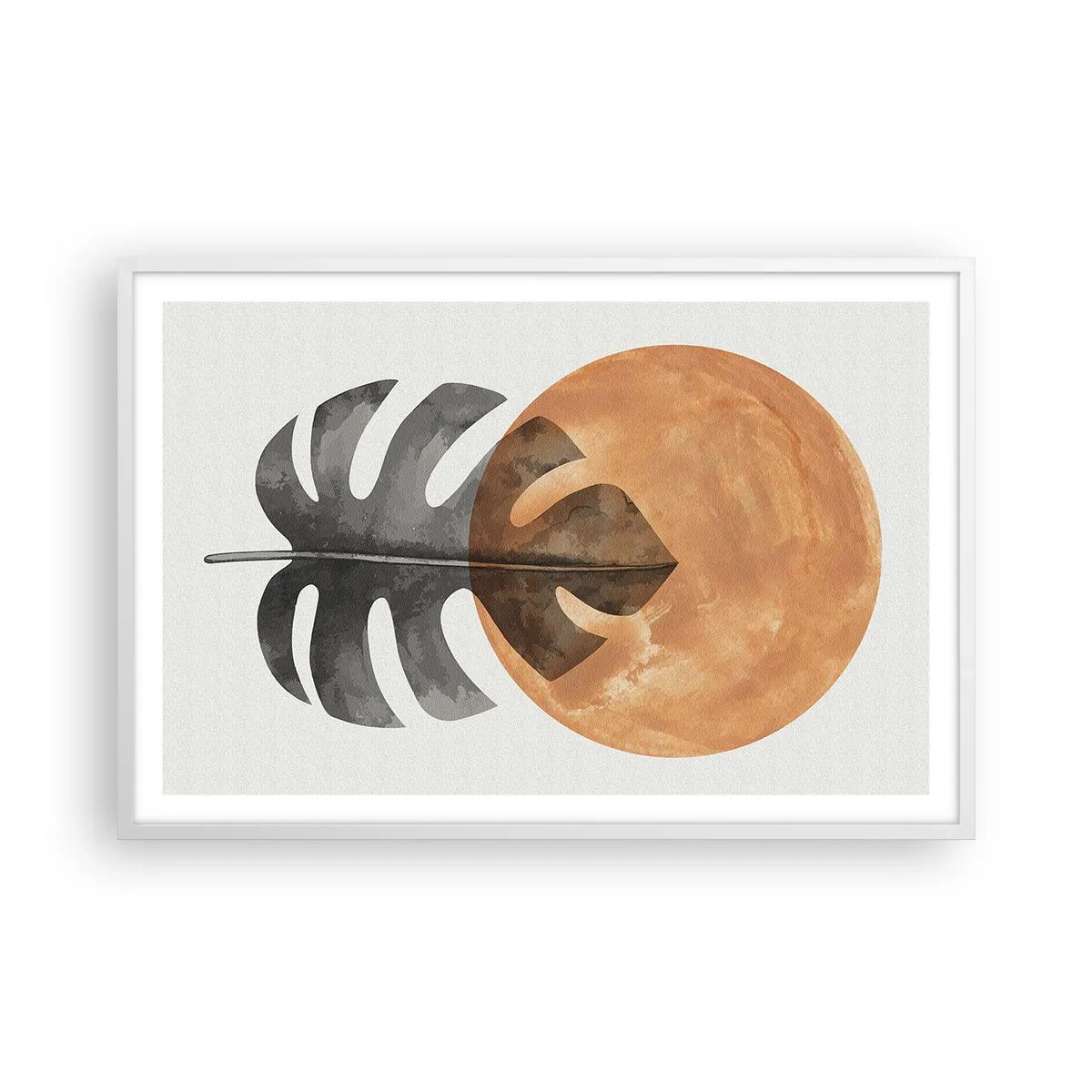 Plagát v bielom ráme - Vždy slnko - 91x61 cm