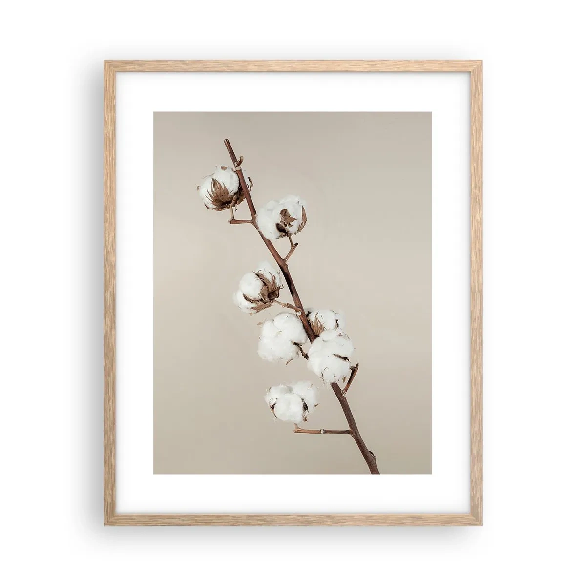 Plagát v ráme zo svetlého duba - Pri zdroji mäkkosti - 40x50 cm