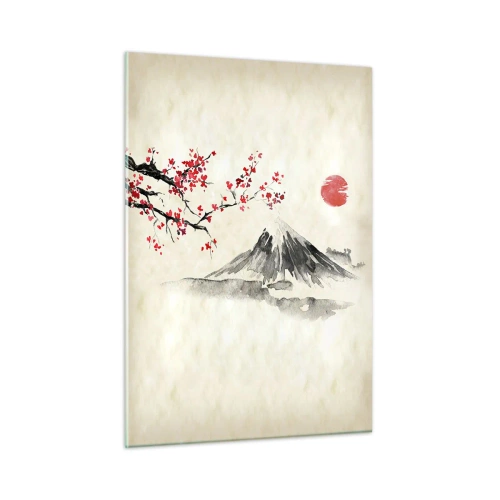 Obraz na skle - Zamilujte sa do Japonska - 50x70 cm