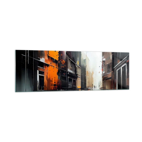 Obraz na skle - Daždivý deň - 160x50 cm