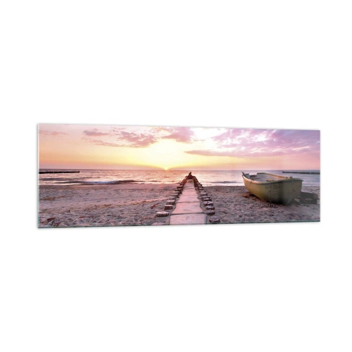 Obraz na skle - Okamih hlbokého zážitku - 160x50 cm