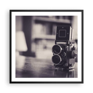 Plagát v čiernom ráme - Kúzlo starej fotografie - 60x60 cm