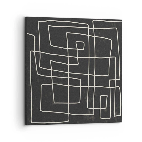 Obraz na plátne - Nie je to tak jednoduché - 70x70 cm