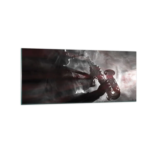 Obraz na skle - V oparoch jazzu - 120x50 cm