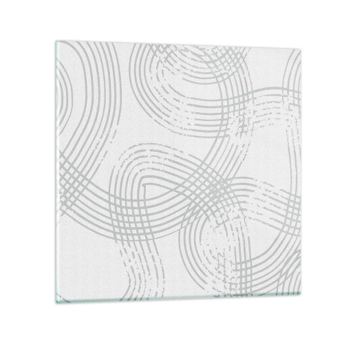 Obraz na skle - Jednoduché východisko neexistuje - 30x30 cm