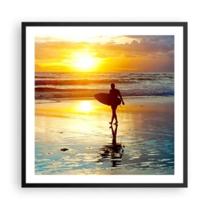 Plagát v čiernom ráme - Návrat bojovníka - 60x60 cm