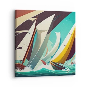 Obraz na plátne - Ako vychádzať so živlami - 30x30 cm