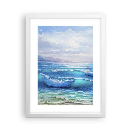 Plagát v bielom ráme - Prináša ukojenie - 30x40 cm