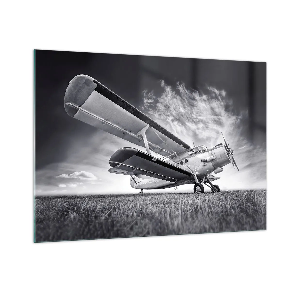 Obraz na skle - Okrídlený pútnik - 100x70 cm