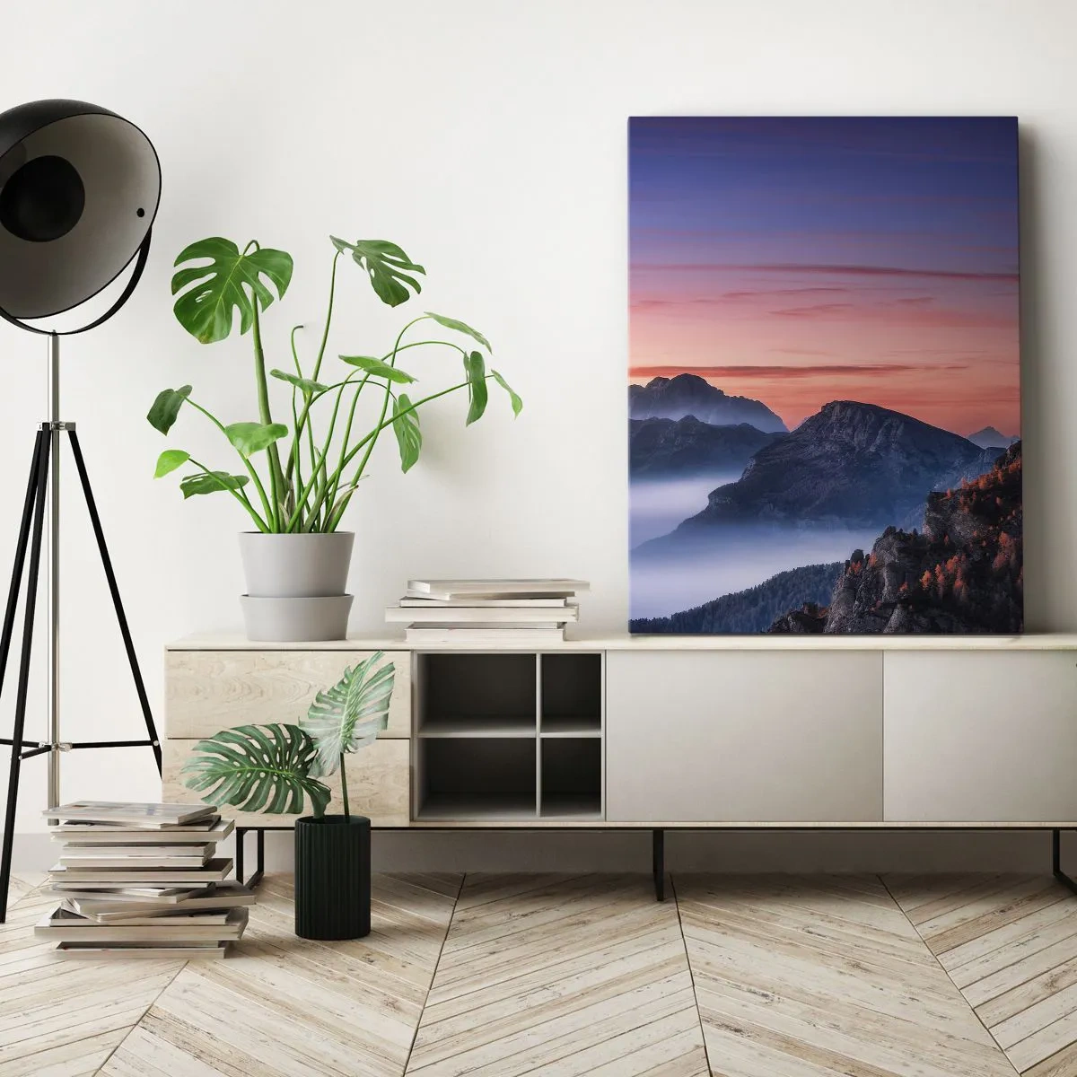 Obraz na plátne - Nad údoliami - 50x70 cm