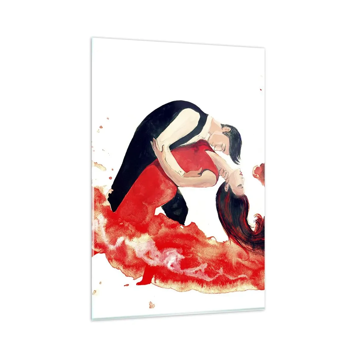 Obraz na skle - Tango - zmyselná vlna - 80x120 cm