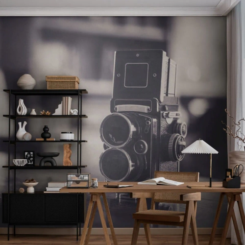 Fototapeta Standard Eco - Kúzlo starej fotografie - Retro, fotoaparát, Vintage - 500x350 cm