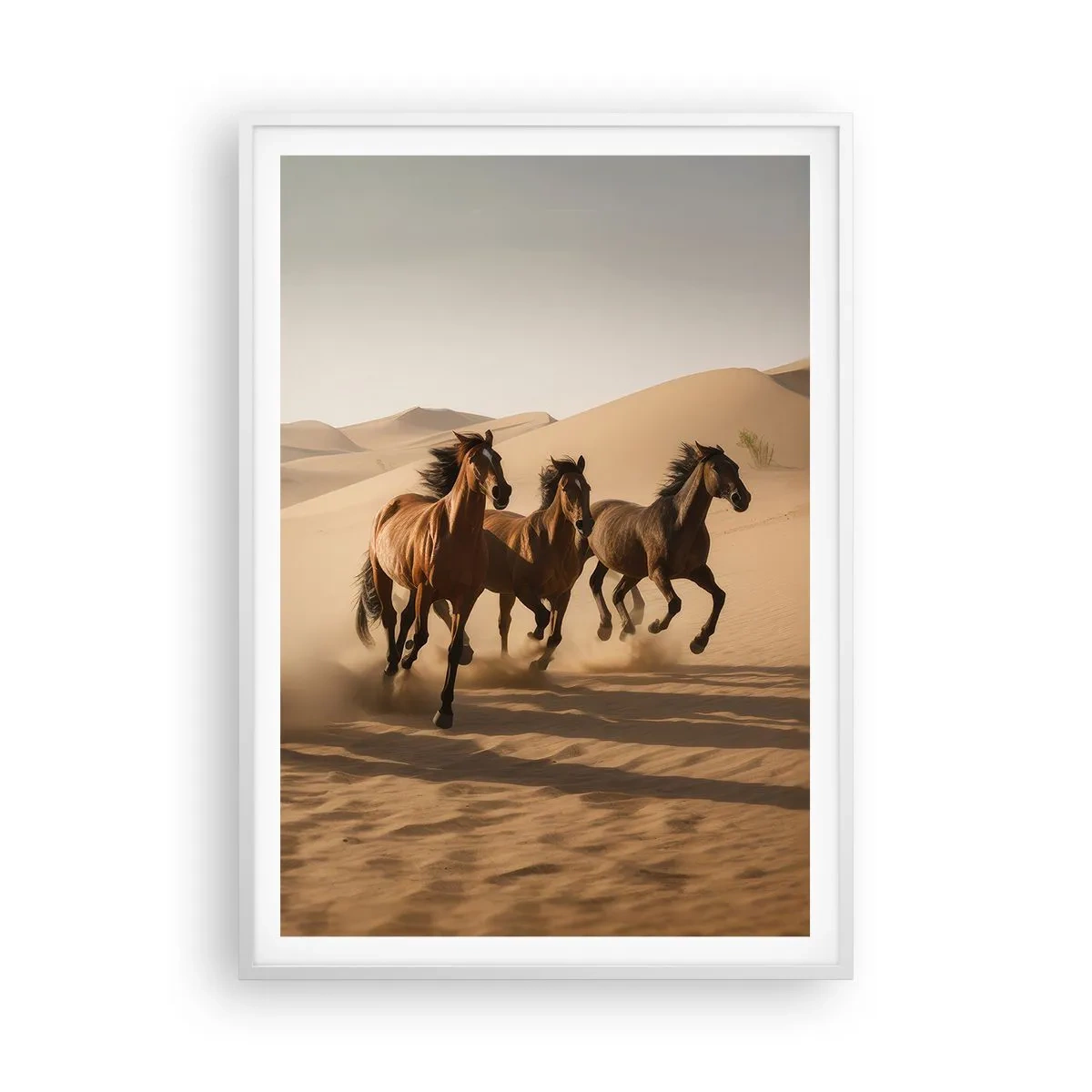 Plagát v bielom ráme - Voľné ako vietor - 70x100 cm