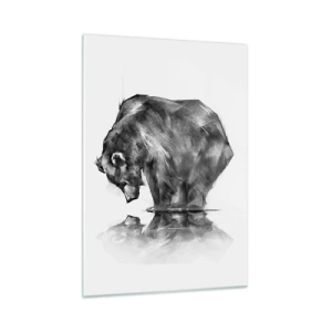 Obraz na skle - Je príjemné sa stretnúť s niekým blízkym - 50x70 cm