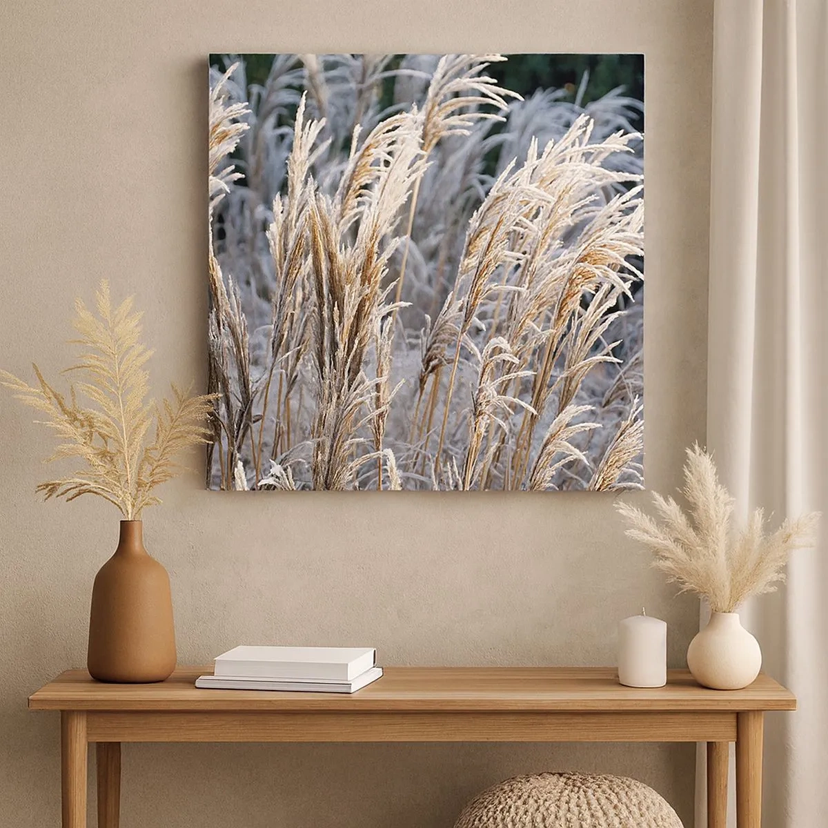 Obraz na plátne - Mrazom pokryté - 30x30 cm