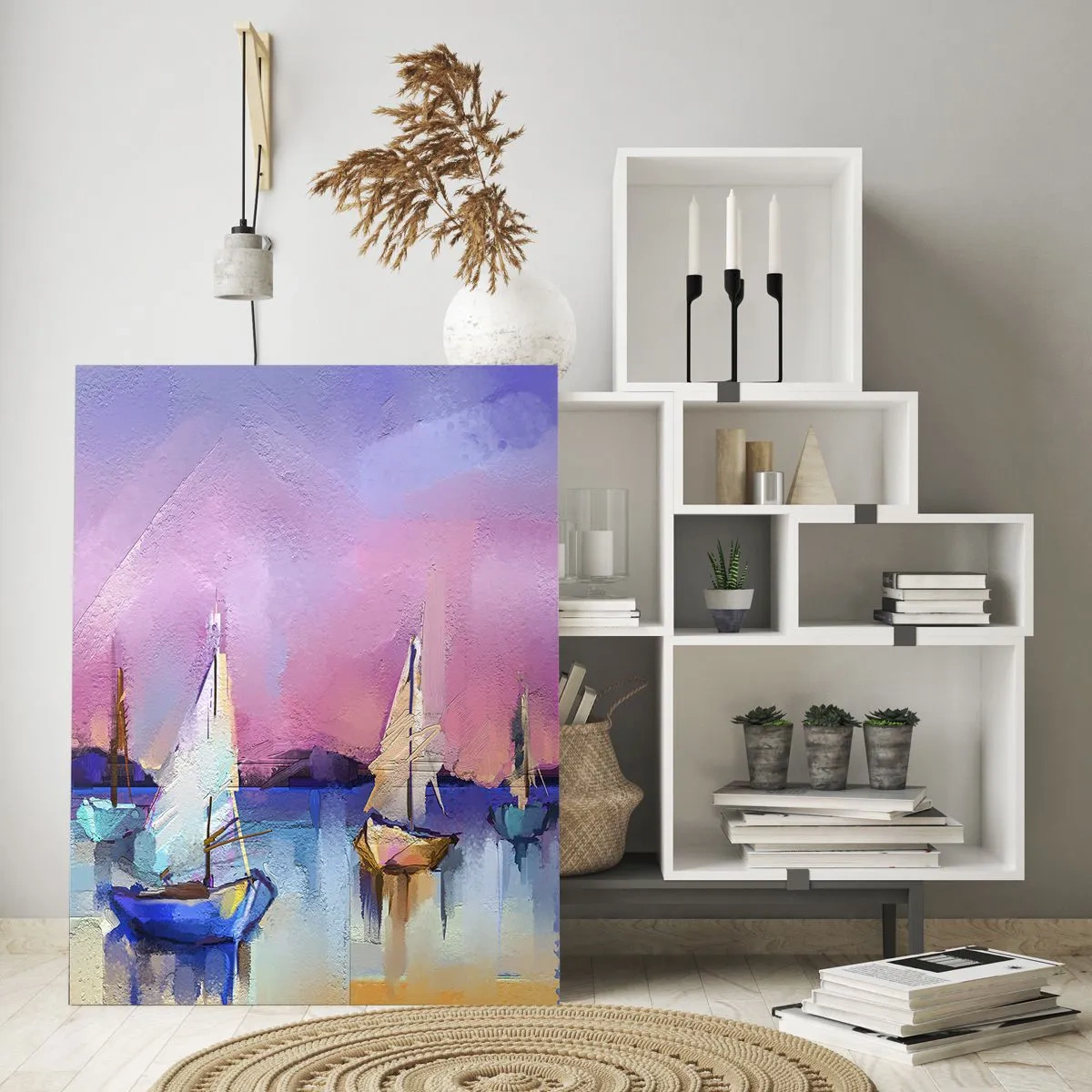 Obraz na skle - Smer: široká voda - 50x70 cm